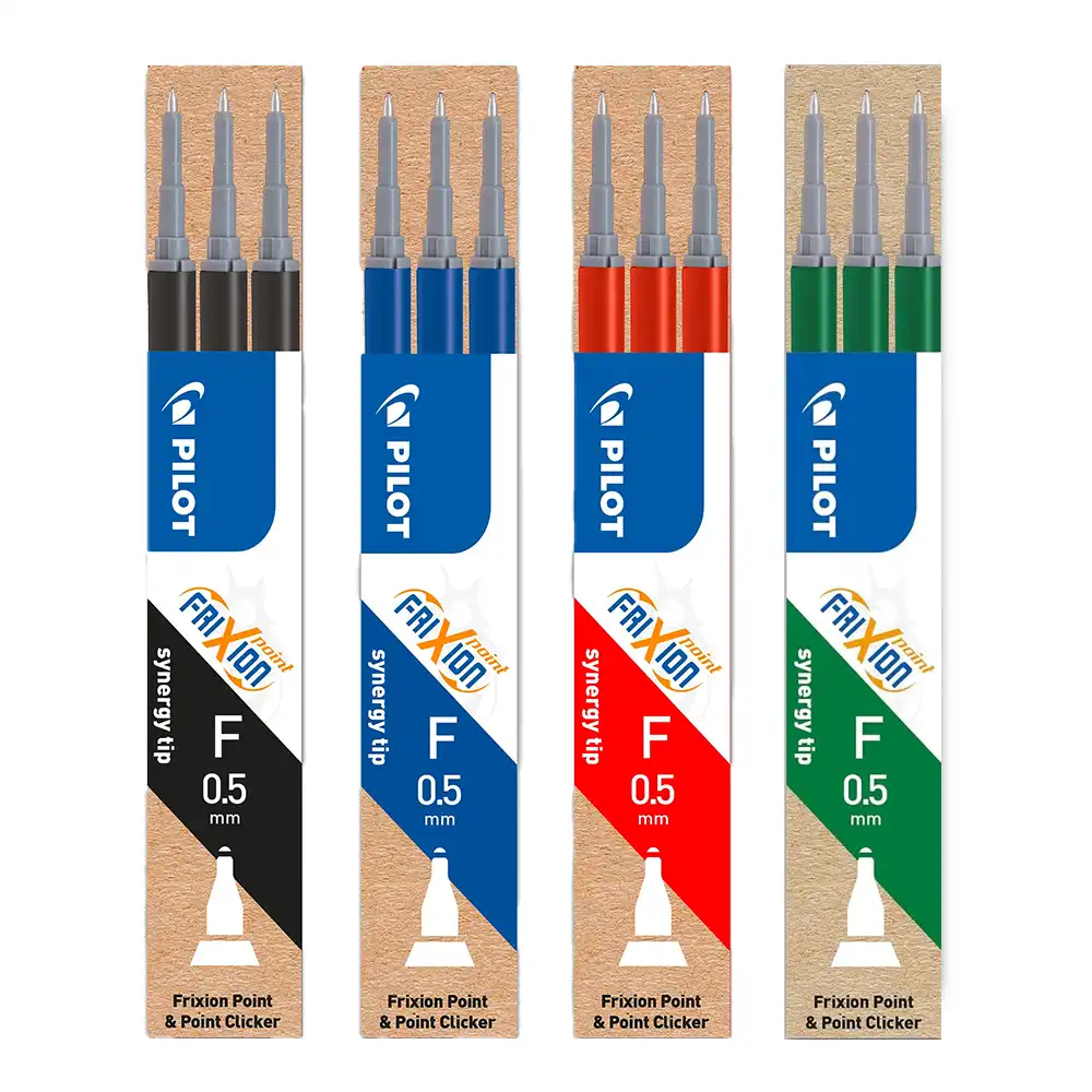 pilot frixion recambio Recambio bolígrafo Pilot Frixion tinta borrable al mejor precio. Papelería Franja Zamora